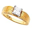14K Yellow Gold Diamond Solitaire Engagement Ring - 0.50 Ct.