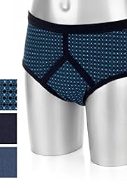 3 Pack Classic Pure Cotton Assorted Briefs