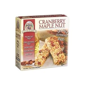 Bakery On Main Gluten Free Granola Bars Cranberry Maple Nut -- 5 Bars Bakery On Main Gluten Free Granola Bars Cranberry Maple Nut -- 5 Bars