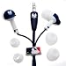 NEMO DIGITAL MLF10114NYY MLB Batting Helmet Earbuds New York Yankees Style