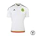 adidas Youth Mexico Away Soccer Jersey (White)