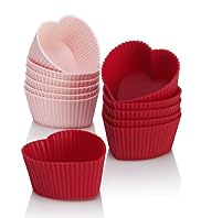 12 Mini Heart Silicone Cases