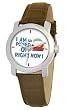 South Park Men's D1560S027 Eurus Collection Cartman Brown Leather Watch
