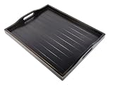 Bartelt Americana Collection Large Serving Tray, Black