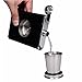 CoZroom Stainless Steel Extraordinary Shot Flask Gift Set 8 Oz with Extra Money Clip