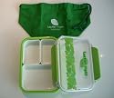 500 ml Lunch box bento box with a Green bag / Made in Japan !