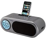 Timex iPod Stereo Docking Station / Dual Alarm Clock Radio with Bedtime Beats Noise Maker Sound Machine, Line-in Jack for MP3, CD, Tape Cassette or Any Other Audio Devices & Indiglo Night Light