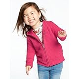 オールドネイビー OLD NAVY/ キルトフルジップフード パーティースターピンク アウターパーカー 18～24ヶ月【並行輸入】