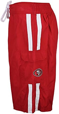 NFL Team Logo Classic Swim Trunks (San Francisco 49ers, XL)