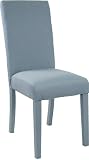 Turquoise and Pink Fabric Upholstered Parsons Chair [BT-350-12312-GG]