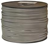 1000FT, 8C, 28 AWG, Silver Satin Flat Telephone Bulk Cable