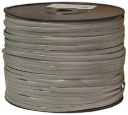 8 Conductors, 28 AWG, Silver Satin, Bulk Cable 1000 ft