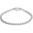 14K White Gold Diamond Tennis Bracelet - 3.50 Ct.