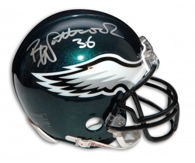 Brian Westbrook Autographed/Hand Signed Philadelphia Eagles Mini Helmet