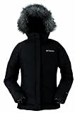 Columbia Girls 7-16 Snow Trinity Down Bomber, Black, 7/8 thumbnail