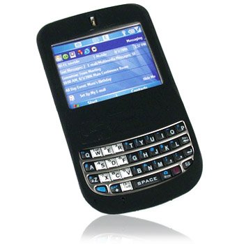 PCMICROSTORE Brand HTC T-Mobile Dash S620 Smartphone Premium Black Silicon Skin Case Cover