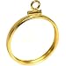 14K Yellow Gold Coin Bezel Frame for $5 1909-Up USA