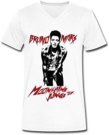 Bruno Moonshine Jungle Mars Tour Men's T Shirts,White