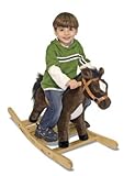 IMAGE OF Rock and Trot Plush Rocking Horse - (Child)