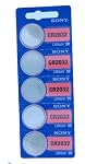 Sony Lithium 3V Batteries Size CR2032 (Pack of 5)