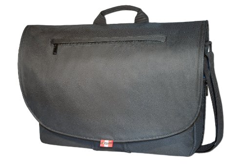 aQuip A/CCT-3 Messenger Basic Notebooktasche f&uuml;r 34-44 cm (15,4-17,3 Zoll) schwarz