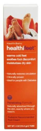 Tender Corporation Healthifeet 4-Ounce Warming foot cream, 4-Ounce Box