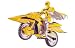 Power Rangers Mystic Force - Mystic Cycle/Speeder with Figure - Yellow Mystic Speeder