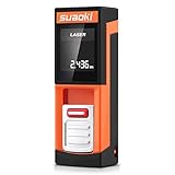 suaokiレーザー距離計 D5 最大測定距離20m 連続測定 LCDデジタル表示 バックライト搭載　測定単位選択 軽量 コンパクト型 操作簡単 日本語取扱説明書 一年間保証付き