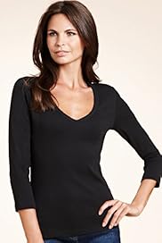 Pure Cotton 34 Sleeve Jersey T Shirt