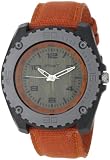 Sprout Unisex ST3001GYGYOR Eco-Friendly Corn Resin Orange Organic Cotton Strap Watch