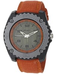 Sprout Unisex ST3001GYGYOR  Corn Resin Orange Organic Cotton Strap Watch