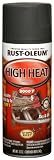 Rust-Oleum 248903 Automotive 12-Ounce High Heat 2000 Degree Spray Paint, Flat Black