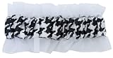 Alabama Garter - University of Alabama Crimson Garter with Houndstooth Pattern