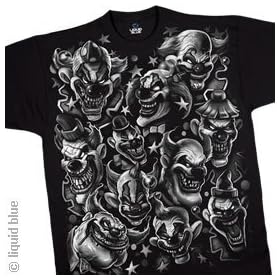 STREET T-Shirt - Nightmare Clowns (Black)