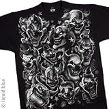 STREET T-Shirt - Nightmare Clowns (Black), L