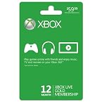 Xbox LIVE 12 Month Gold Membership Card
