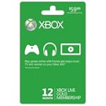 Xbox LIVE 12 Month Gold Membership Card