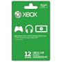 Xbox LIVE 12 Month Gold Membership Card