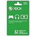 Xbox LIVE 12 Month Gold Membership Card