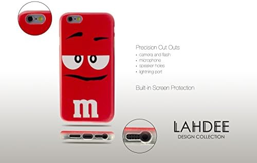 iPhone 5/5s Case, Lahdee® Collection iPhone 5/5s [M&M Inspired Design] silicone protective case, Non-Slip, Thin, Exact-Fit, No Peeling, Scratch Resistance for iPhone 5/5s
