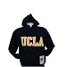 Navy Blue Champion UCLA Bruins Hooded Sweatshirt with Michigan Yellow and White Stiched Lettering