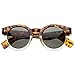 zeroUV - Vintage Inspired Bold Circle Round Sunglasses w/ Key-Hole Bridge