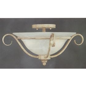 Thomas Lighting Fresco Stone Monterrey Ceiling Light by Thomas Lighting