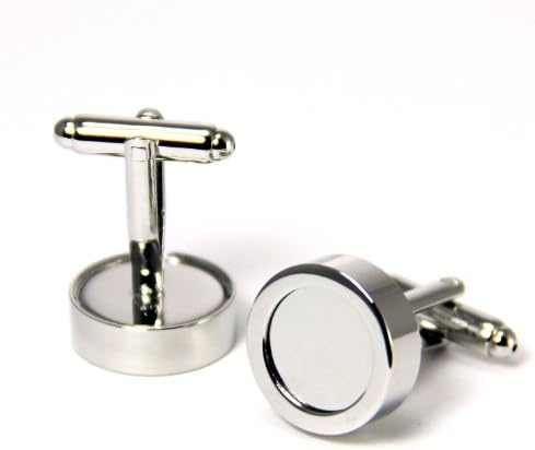 Cuff Links, Photo Frame Silver 1 pair by Annie Howes
