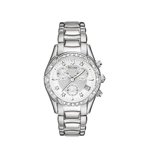 Bulova Ladies 96R134 Diamond Case Mother-Of-Pearl Dial Bracelet Watch