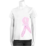 St Louis Cardinals White Ladies Pink Ribbon T-shirt