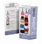 BagRack18 - Hanging Purse Organizer (Black) (79.4"H x 1"W x 0.2"D)