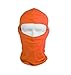 QueenTek Motorcycle Cycling Lycra Balaclava Full Face Mask for Sun UV Protection - Orange