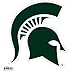 NCAA Siskiyou Sports Fan Shop Michigan State Spartans Logo Magnets 8 inch sheet Team Color