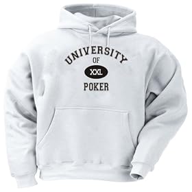 UNIVERSITY OF XXL POKER Adult Hooded Sweatshirt (Hoodie / Hoody) Various Colors